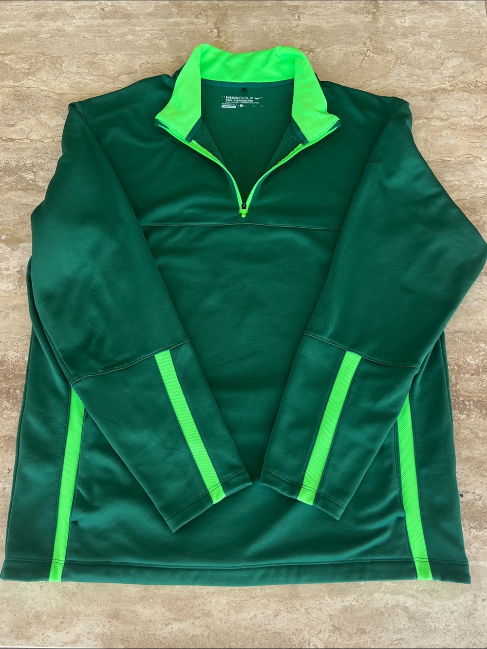 Nike Therma-FIT Cover Up 1/2 Zip Pullover Golf Jacket Men's L